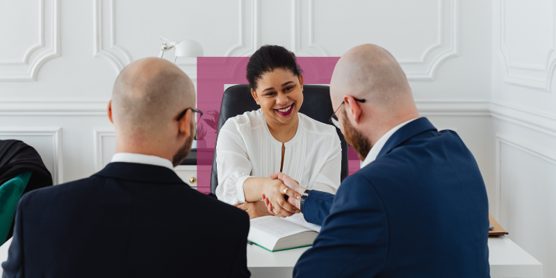 mortgage-broker-reviewing-exit-strategy-with-clients-applying-for-mic-mortgage